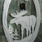 The Art Glassery - Rachel's moose