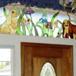 The Art Glassery - Rosemary's rabbits transom